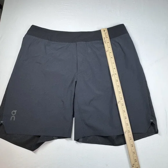 ON CLOUD Short Mens 2XL XXL Lined Running Active Lightweight Gray Athletic 8 In - Picture 10 of 13